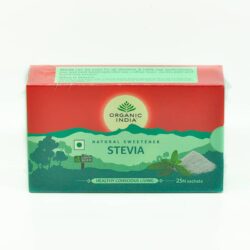 Organic India Natural Sweetener Stevia 25 Sachets
