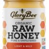 Glory Bee Organic Raw Honey Light & Mild 510g