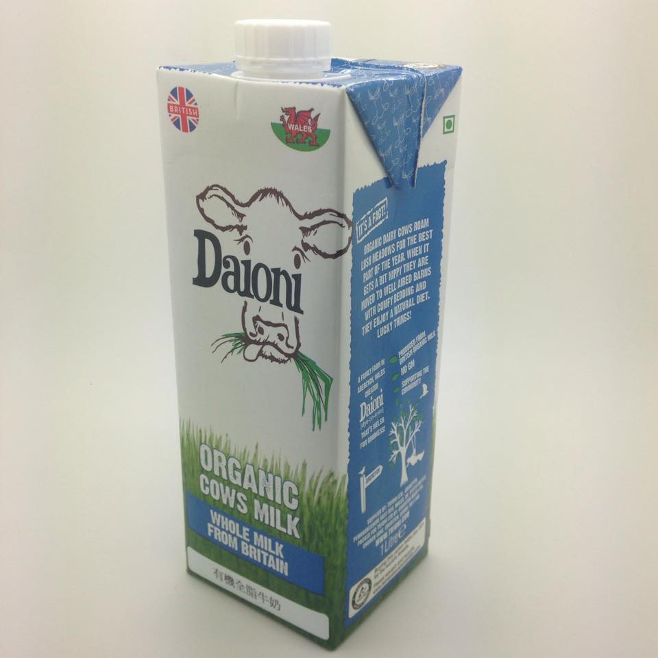 HD- Daioni Organic Cows Milk 1L