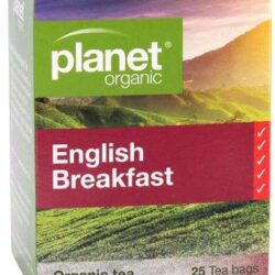 Planet Organic Herbal Tea Bags English Breakfast (25 Tea bags)