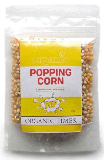 Popping Corn Organic Times