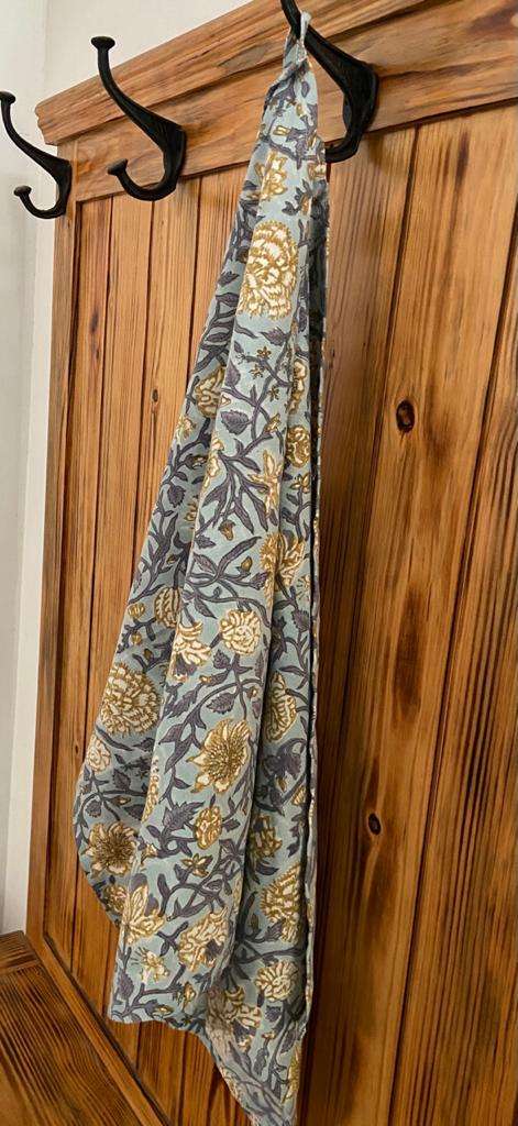 SpiceBox Organics_Bahaar Handcraft Cotton Kitchen Towels (setof 2)_DARK BLUE