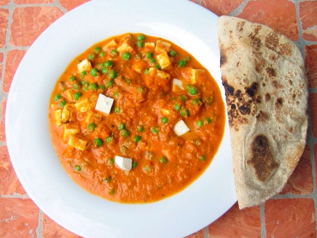 Vegan Tofu & Peas Curry (Non-Dairy Matar Tofu Masala)