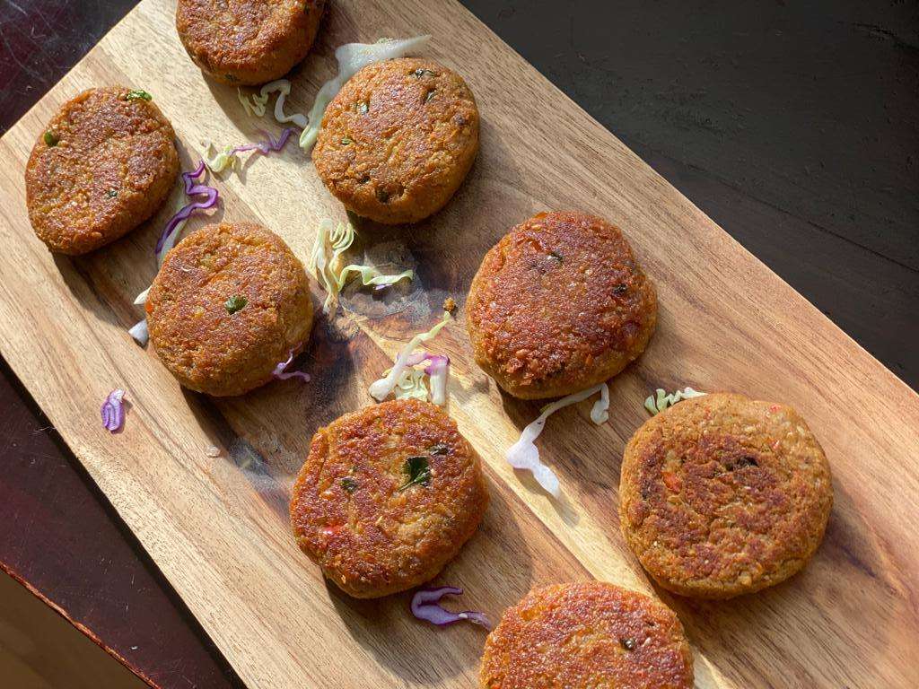 Chickpea Tempeh Falafels