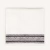 INKA Cotton Bath Towel – Tula Charcoal Grey Print