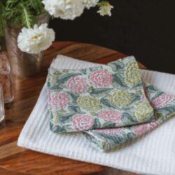 INKA Face Towels – Dahlia Print (Set of 6)