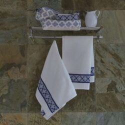 INKA Hand Towels – Jali Indigo Print (Set of 2)