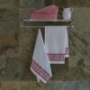 INKA Hand Towels – Ruhi Raspberry Print (Set of 2)