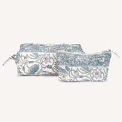 INKA Travel Pouch- Nilofer Print (Set of 2)