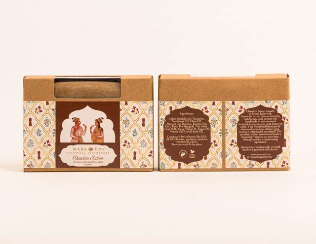 Chandan Sabun Upright Front and Back